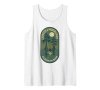 Cypress Moonlight Camicia Atchafalaya Basin Canoe Night Canotta