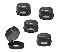 Cypropid Coperture per pomelli della stufa a gas, per la sicurezza dei bambini, serrature di protezione per bambini - Confezione da 5