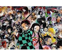 CYQFEZ 1000 Pezzi Puzzle ，Anime Giapponesi Demons Tanjirou ，Per Giocattolo Puzzle Personalizzato Per Adulti Per Bambini Gifts,Puzzle Colorato Ky355Zp