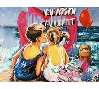 CYQFEZ 1000 Pezzi Puzzle ,Banksyss Street Art Graffiti,Puzzle Irregolare Colorato,Per Giocattoli Sfida Personalizzati Per Adulti,Giocattoli Per La Sfida Del Divertimento In Famiglia Ky59Zp