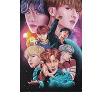 CYQFEZ 1000 Pezzi Puzzle,Korea Boyband Bang Posters ,Colorato, Giochi Per Ridurre Lo Stress In Famiglia,Personalised Adult Puzzle Toy,Yz463Wz