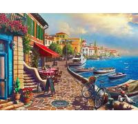 CYQFEZ 1000 Pezzi Puzzles ，Per Giochi Per Ridurre Lo Stress In Famiglia ，Seaside Towns Immagini D'Arte, Decorazione Artistica Da Parete Ky233Zp