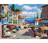 CYQFEZ 1000 Pezzi Puzzles ，Per Giochi Per Ridurre Lo Stress In Famiglia ，Seaside Towns Immagini D'Arte, Decorazione Artistica Da Parete Ky232Zp