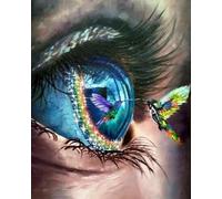CYQFEZ 1000 Pezzi Puzzles - Puzzle Irregolare Colorato - Gioco Di Memoria E Cognizione - Eyes Abstract Art Immagine Posters - Per Giocattoli Per La Sfida Del Divertimento In Famiglia Ky140Zp