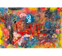 CYQFEZ Banksyss Street Art Graffiti - Puzzle Di Colori - Per Gioco Di Sfida Per Adulti Gifts - Decorazione Artistica Da Parete - Educational Toys ,Puzzle 1000 Pezzi Ky327Zp