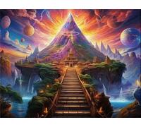 CYQFEZ Puzzle 1000 Pezzi,Colorful Puzzle,Abstract Landscapes Posters ,Adult Giocattoli Sfida Personalizzati,Giocattoli Per La Sfida Del Divertimento In Famiglia,Yz426Wz