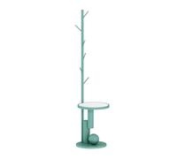 CYQQRDZSW Appendiabiti da Terra, Comodino da Camera da Letto, Appendi Abiti da Terra, Attaccapanni Adatto per Ingresso, Camera da Letto, Corridoio(Green,A)