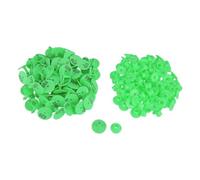 Cyrank 100 Pezzi Rotondi in Plastica per Bestiame, Numerate 1-100, Etichette per Orecchie per Bovini, Etichette per Orecchie per Bestiame, per Bovini, Mucche, Cavalli, Suini, Pecore, Capre(Verde)