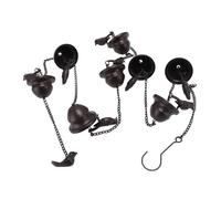 Cyrank Catena di Pioggia da 7,9 Piedi, Uccelli su Tazza di Catcher di Pioggia con 8 Tazze di Sostituzione Decorativa in Metallo Giardino piovosità per Le grondaie