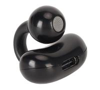 Cyrank Cuffie con Clip per Orecchio Aperto, Auricolari Wireless Stereo a Orecchio Singolo 5.3 Auricolari Sportivi Bluetooth per La Corsa Aziendale(Nero)