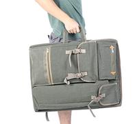 Cyrank Custodia per portfolio artistico, zaino per artista Borsa in tela Borsa per arte grande Borsa per lavagna da schizzo impermeabile per esterni Zaino da viaggio Custodia per (Grigio fumoso)