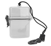 Cyrank Custodia Protettiva Subacquea Impermeabile Protettiva per Telefono con Gancio a Corda per Il Surf, Porta Attrezzi a Vela Subacquea, per Immersione in Kayak Trasparente(Grigio)