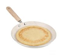 Cyrank Padella Antiaderente Per Crepe, Padella, Padella Per Pancake, Padella Piatta, Piastra Rotonda Comal Per Tortillas Crepe Maker Pan, Compatibile con Tutti I Piani Cottura(22cm)