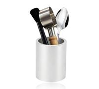Cyrank Porta Cucchiaino da caffè, Porta Bastoncini da caffè, Porta Utensili da caffè, Porta Spazzole da caffè, Porta Cucchiaino da tè, per Cucina Domestica(Bianco)