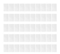 Cyrank Scheda RFID da 50 Pezzi 125khz, T5557 Carte Bianche Vuote Riscrivibili Scrivibili per Copia Clone Backup ID Scheda di Prossimità per Sistemi di Controllo Accessi