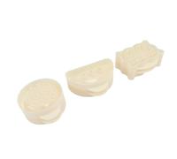 Cyrank Set di 6 mini stampi per torta a mano di Natale, stampi per torte tascabili, stampi per torte fatti a mano per feste di Natale e pasticceria Stampi Per Torte a Mano in ABS Per Torte di Mele