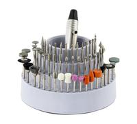 Cyrank Supporto per Fresa Rotante, Supporto per Trapano a mandrino a Fori Multipli Supporto per organizzatore di stoccaggio per Punte per Trapano Accessori per Utensili per la casa e Il Garage