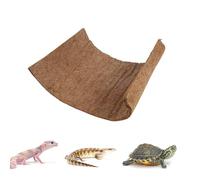 Cyrank Tappetino per rettili 80x40cm, Tappeto per rettili in Fibra di Cocco, Tappetino per lucertole, substrato per terrario, Fodera per gechi, Draghi barbuti, iguane, anoli, Tartarughe, Serpenti