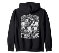 Cyrano Roxane Words Bleed Love Dramma Romantico Felpa con Cappuccio