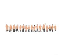 CYRENT 300pcs Treno Accessori 1:87 HO Scala Dipinto Figure per Ferrovie Modello Diorama Layout Scene