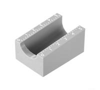 CYRENT Applicatore di etichette per fiale per bottiglie da 3 ml e 10 ml - Strumento di etichettatura di piccole bottiglie per un'applicazione precisa (grigio)