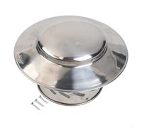 CYRENT Cappa per camino, in acciaio inox, design a ombrello, impermeabile, copertura per canna fumaria, foglie di animali, protezione contro detriti, installazione rapida, per stufe a olio a legna