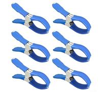 CYRENT Clip di copertura per piscina in acciaio inossidabile, chiusure di sicurezza antivento per piscine fuori terra con maniche protettive, morsetti resistenti da 11,9 cm (blue6)