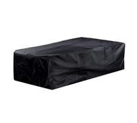 CYRENT Copertura per tavolo da biliardino impermeabile in tessuto Oxford 420D, 160 x 115 x 50 cm, antipolvere, resistente ai raggi UV, copertura protettiva per esterni, con custodia (nero)