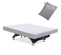 CYRENT Copertura per tavolo da biliardo resistente in tessuto Oxford impermeabile per tavoli da biliardo da 2,1 m/2,4 m/2,7 m, colore grigio, protezione per tutte le stagioni, antipolvere, con