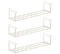 CYRENT Divisori regolabili per scarpiera, modulare, organizer per scarpe per armadio, soluzioni salvaspazio in spazi abitativi compatti (bianco, 3 pezzi)