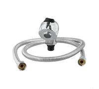 CYRENT Kit professionale con tubo flessibile e testina spruzzatore, 1,1 m, G1/2, ricambio per lavello da salone con struttura in acciaio inossidabile e design ergonomico per sistemi di lavaggio dei
