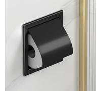 CYRENT Porta asciugamani di carta da incasso in acciaio inox per montaggio a parete integrato, progettato per resistere all'umidità e alla ruggine, migliorando l'efficienza dello spazio e lo stile