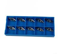 CYRENT Porta attrezzi per tornio SVJCR1212H11 VCGT110304AK H01 Inserti in acciaio legato di precisione ad alta presa mano destra 12 mm gambo 93 gradi sostituzione rapida per semifinitura elaborazione