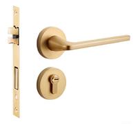 CYRENT Serratura magnetica silenziosa per porte interne in legno costruite in lega di zinco con ritrazione automatica e resistenza (C)