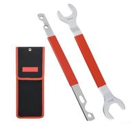 CYRENT Set di 2 chiavi per frizione a ventola, strumenti da 32 mm e 36 mm, ottimizzati per un funzionamento facile da usare nelle riparazioni del veicolo, strumento di rimozione del supporto della