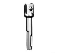 CYRENT Set di adattatori con codolo SDS per martello rotativo, convertitore di prese con azionamento quadrato, per utensili per trapano elettrico in acciaio CR-V (1/2 x 60 mm)