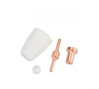CYRENT Set di punte per elettrodi per taglierina al plasma PT31, 65 pezzi, kit di accessori in rame ceramico, resistente al calore, ampia compatibilità per Parkside Mitech Stamos Longetivity