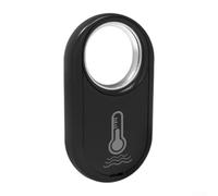 CYRENT Smart-Digital Sensore di Temperatura e Umidità per Tuya o Smart-Life App, Mini Monitor Ambientale Compatibile con Bluetooth Interno, Nero