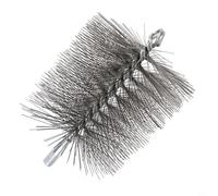 CYRENT Spazzola per la pulizia dei tubi in filo di acciaio, tre misure, resistente al calore, non corrosiva, flessibile, per camini, stufe, caldaie, essiccatori, manutenzione (50 mm)