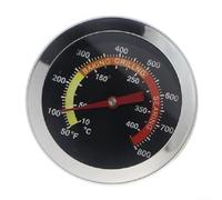 CYRENT Termometro bimetallico per forno e barbecue con doppia scala, in acciaio inossidabile, indicatore di temperatura per cottura al forno, arrosto, barbecue all'aperto, cucina, scatola bianca