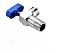 CYRENT Valvola ad angolo in ottone con uscita di ingresso a 3 vie per sistemi di scaldabagno, include valvola di ritegno per evitare il riflusso e filettatura estesa per installazione a prova di