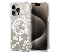 CYRILL by Spigen Cecile Cover Compatibile con iPhone 15 Pro (2023) - Margherita Bianca Mag