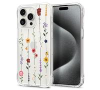 CYRILL by Spigen Cecile Cover Compatibile con iPhone 15 Pro Max (2023) - Giardino floreale