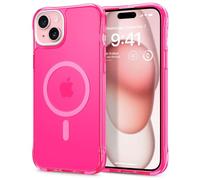 CYRILL by Spigen UltraSheer Mag Cover Compatibile con iPhone 15 (2023) - Rosa Caldo