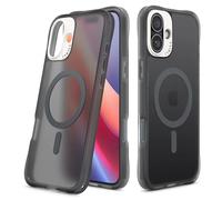 CYRILL Spigen UltraSheer Mag Custodia Compatibile con iPhone 16 Plus (TPU, PC | Space Grey)
