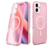 CYRILL Spigen UltraSheer Mag Custodia Compatibile con iPhone 16 (TPU, PC | Pink)