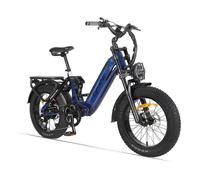 CYRUSHER Kommoda Pro - Bici elettrica Fat Tire da 20 pollici con motore da 250 W e batteria da 52 V e 20 Ah - Nouvo