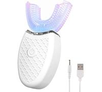 CYSJ Spazzolino elettrico completamente automatico a 360° tipo U Pulitore della bocca Sbiancamento dei denti Spazzolino sonico