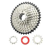 CYSKY Cassette Pacco pignoni 11 velocità 11-40T Cassette Adatte per Mountain Bike, Bici da Strada, MTB, BMX (11-40T)