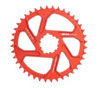 CYSKY Corona a montaggio diretto, 32T, 34T, 36T, 38T, 40T, 3 mm, offset, denti stretti e larghi, CNC 7075, per guarnitura con interfaccia SRAM GXP (rosso, 40T)